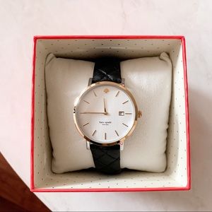 Sold✖️Kate Spade Metro Grand Black/Gold Watch✖️